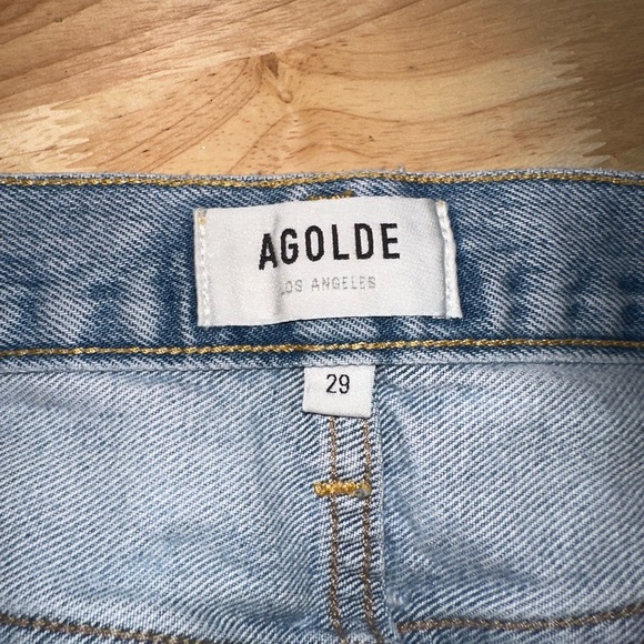 Agolde Parker Long Shorts - Picture 9 of 11